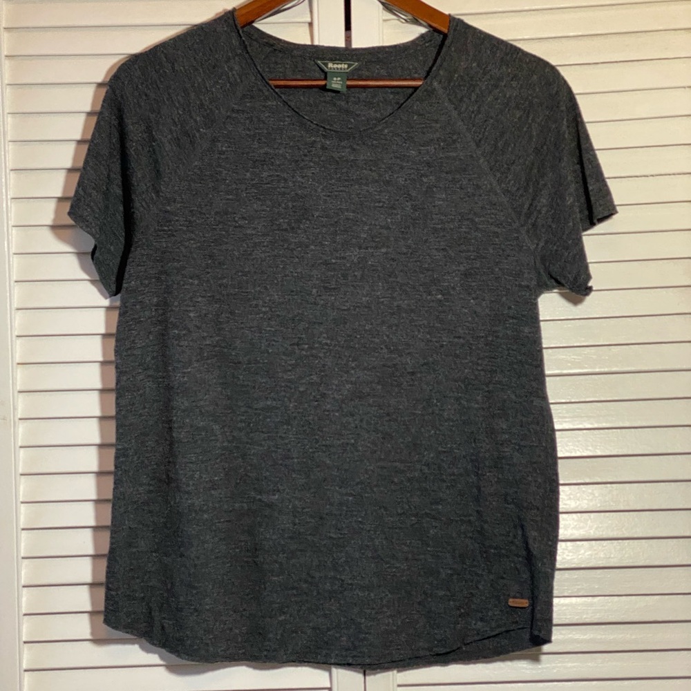 Roots Charcoal Short Sleeve T-Shirt